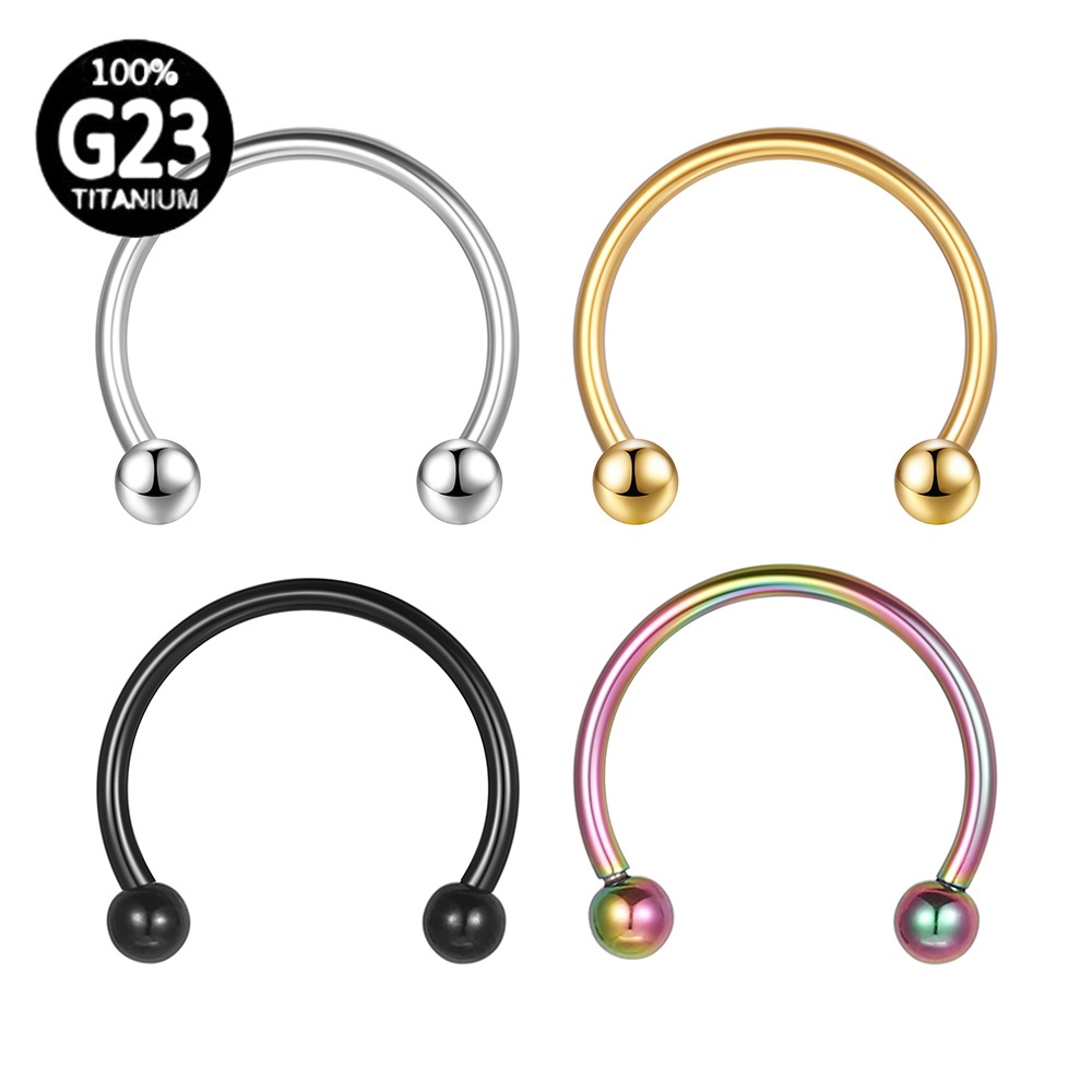 Piercing Septo Helix Daith Mamilo Ferradura TitÂnio G23 Rosca Interna Lomiss piercing