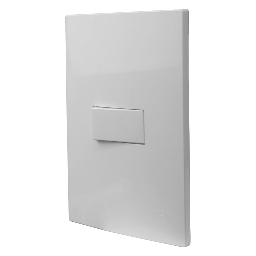 Espelho Placa 4x2 com 1 Interruptor Paralelo 10A Bivolt Linha i9 Ilumi Ref.: 9422 - ILN0084