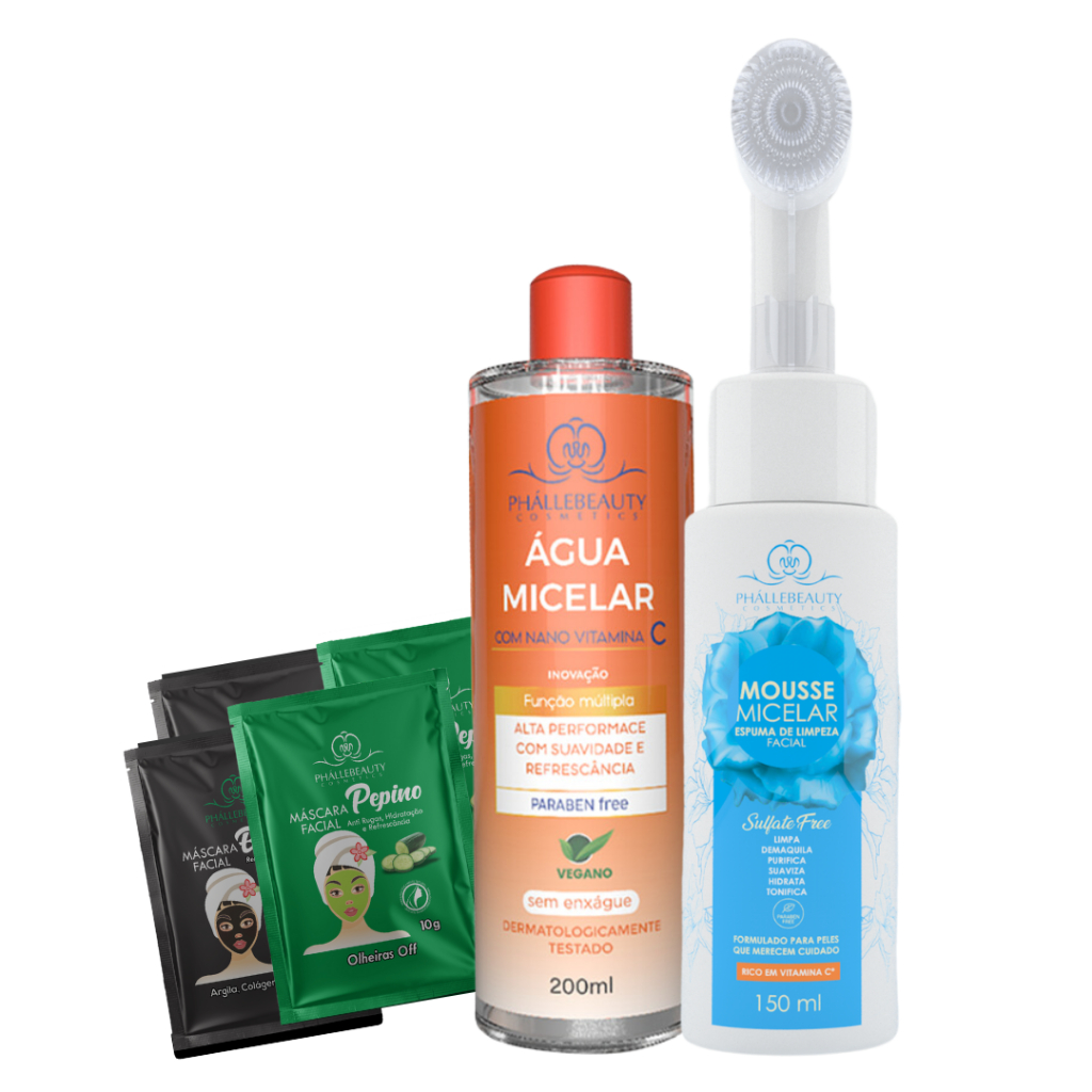 Kit Skin Care 6 Itens Phállebeauty em Oferta na Shopee