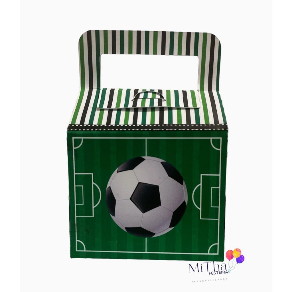 Kit Pegue Monte Personalizados Futebol - Escolha de 10 a 30 Caixinhas Lembrancinhas Aniversário