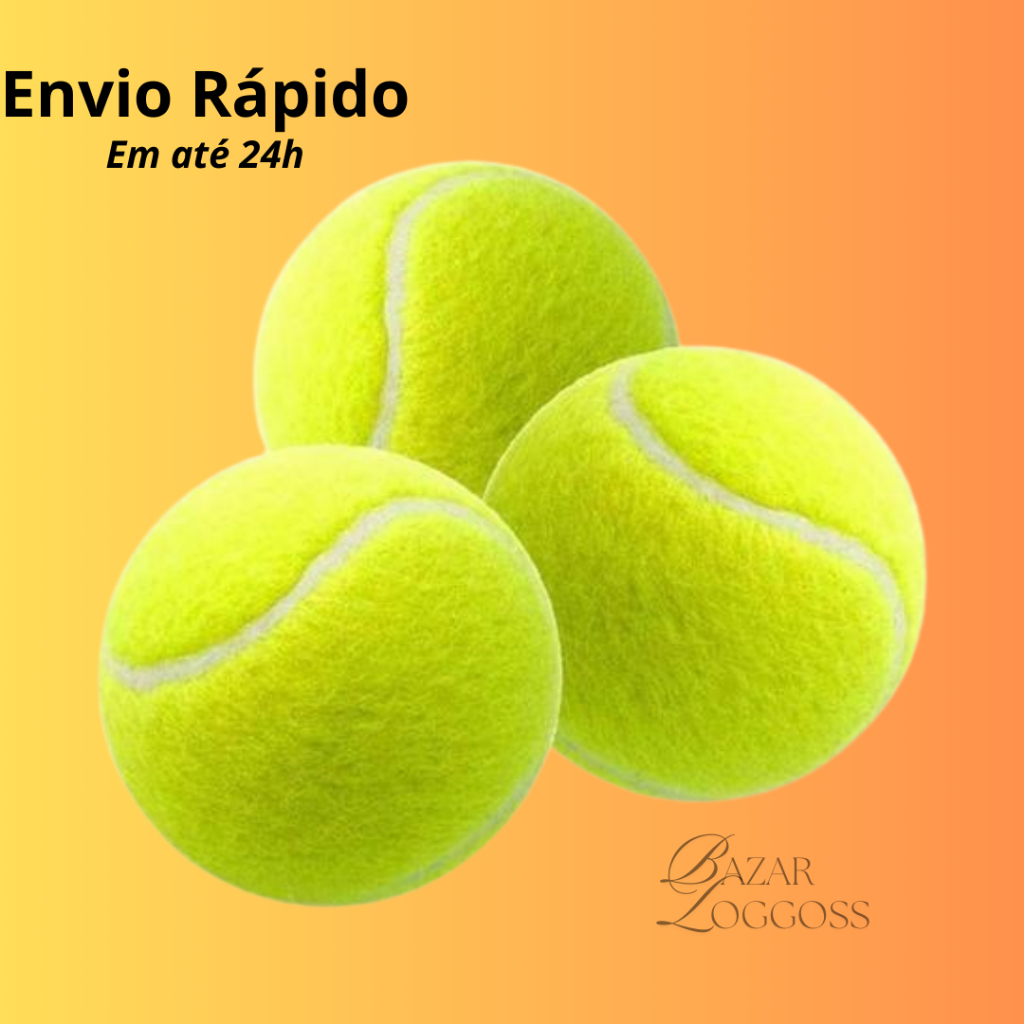 Bola De Tênis Feltro Kit 2 Unidades