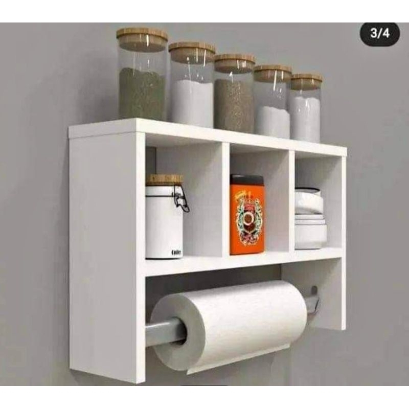 nincho de cozinha com portapapel tolha