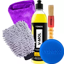 Kit Automotivo Limpeza Shampoo V-Mol Desengraxante Vonixx