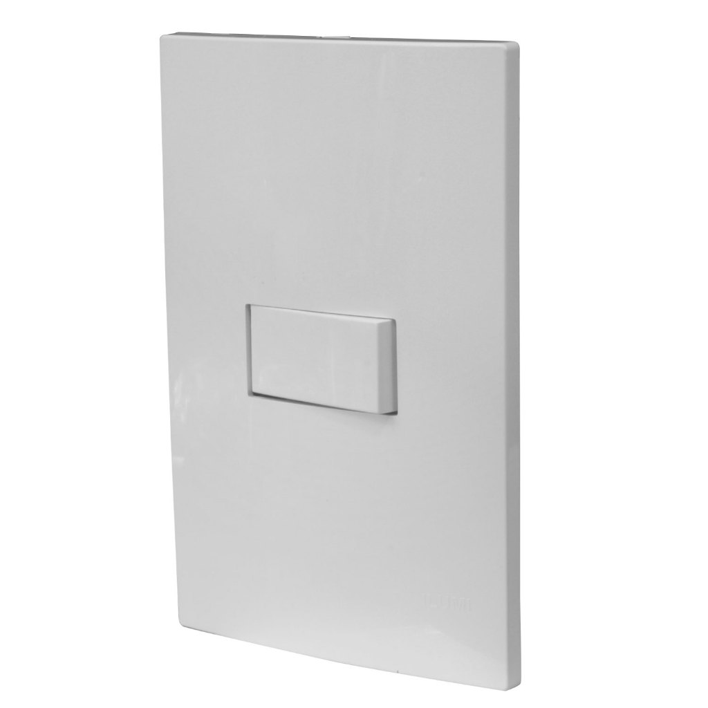 Espelho Placa 4x2 com 1 Interruptor Simples Bivolt 10A Linha i9 Ilumi Ref.: 9417