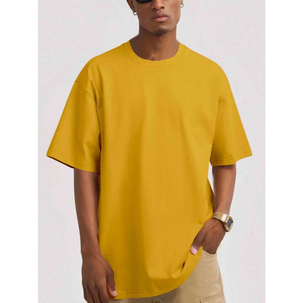 Camiseta Oversized Unissex Manga Curta Estilosa Streetwear Simples T Shirt Minimalista Swag Básica Cam