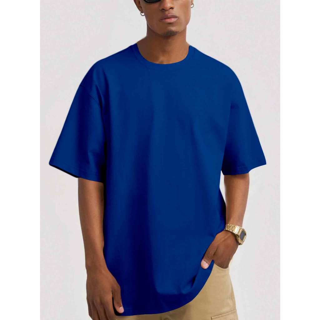 Camiseta Larga Oversized Masculina Lisa Manga Curta Blusa Streetwear Unissex Simples Despojada Cami