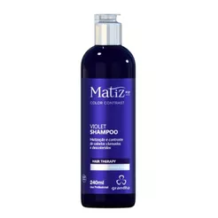 Grandha Matiz Shampoo Matizador Cabelo Grisalho Loiro 240ml
