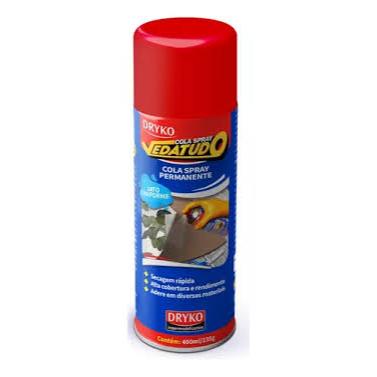 Cola Spray Permanente VedaTudo adere diversos materiaisv 100ml/400ml Dryko em Oferta na Shopee