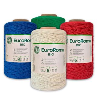 Barbante Euroroma Big 1,8KG - Varias Cores em Oferta na Shopee