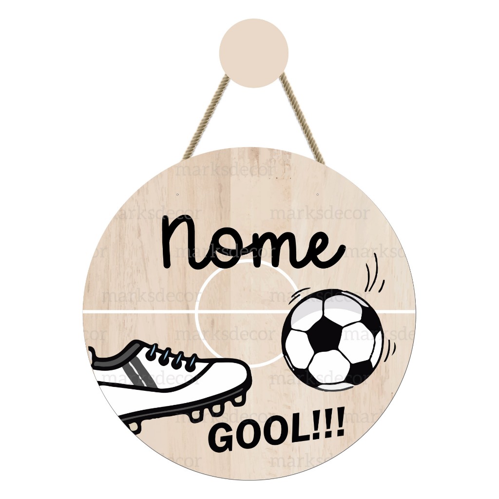 Enfeite Porta Maternidade Futebol Chuteira + Pendurador Incluso, Decoração Quarto Menino em Oferta na Shopee