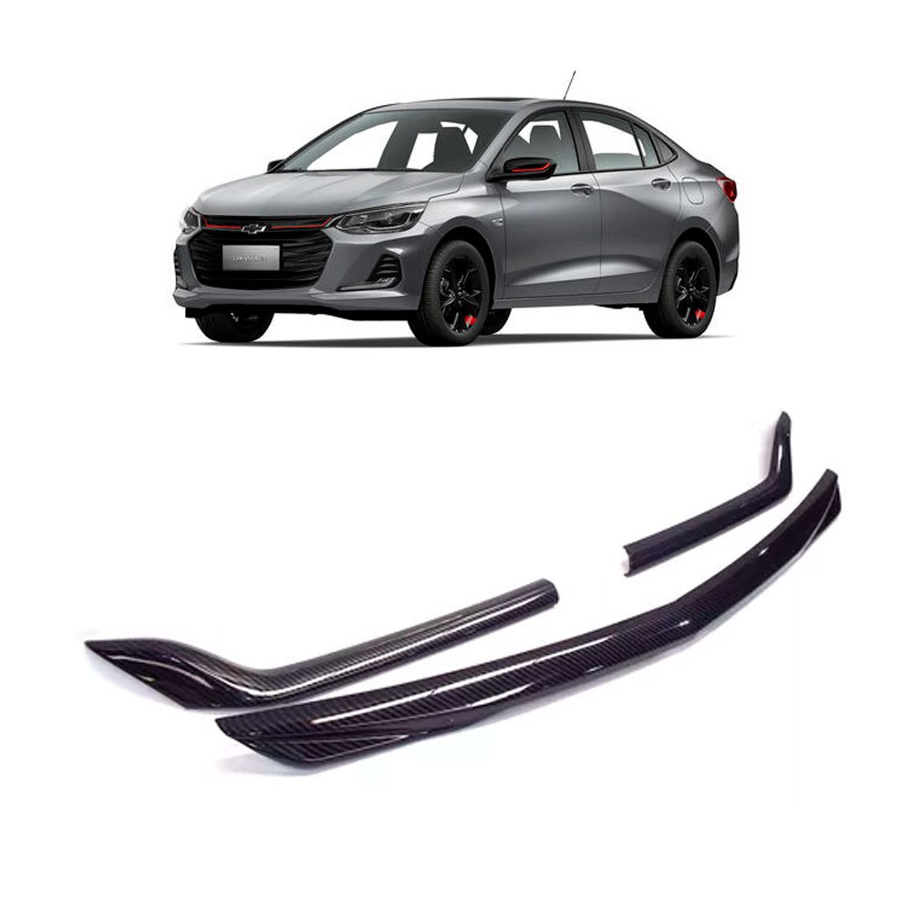 Aplique Moldura Carbono 3d Grade Dianteira Novo Onix 20/25 Winnparts em Oferta na Shopee