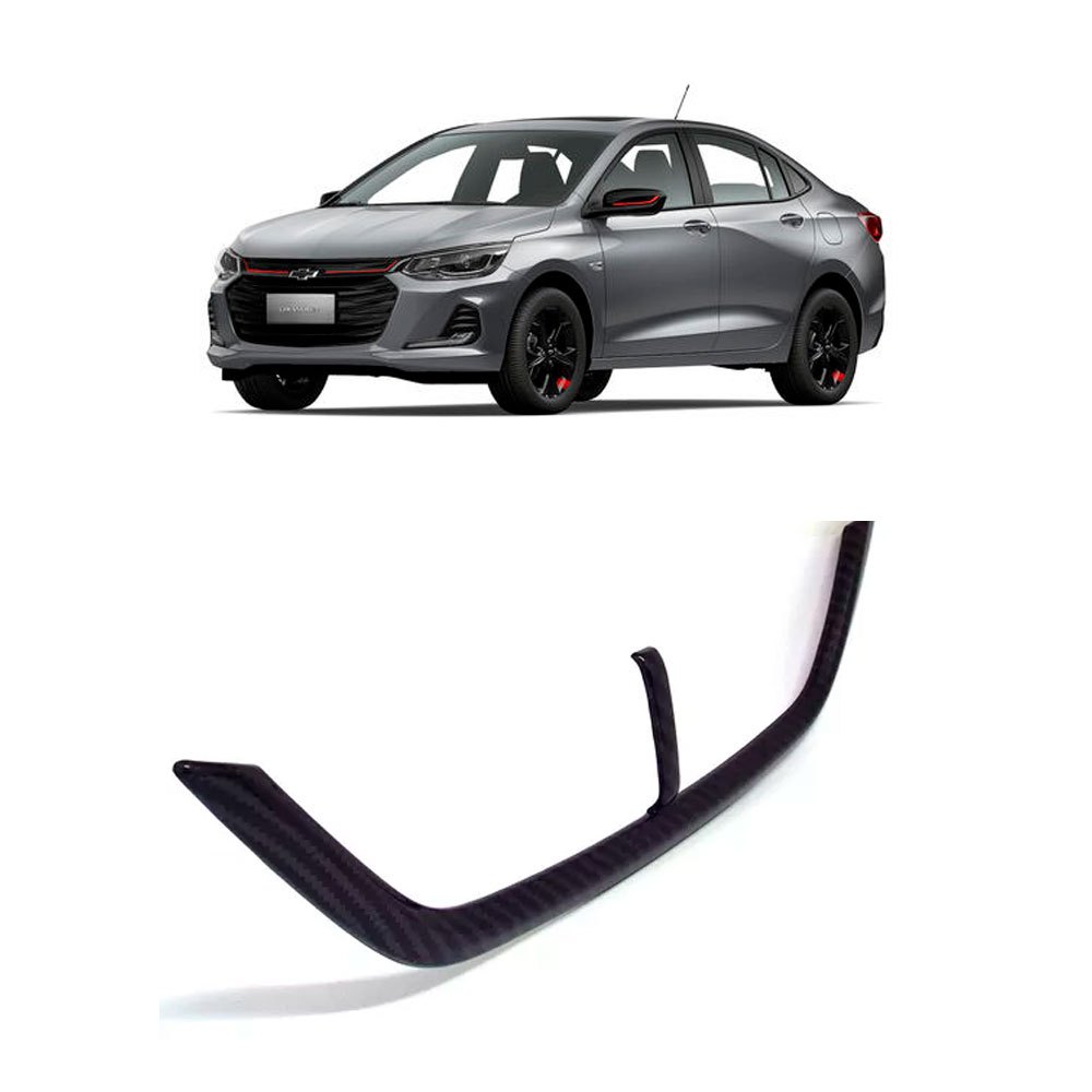 Aplique Carbono Difusor Central Novo Onix 2020/2025 Winnparts