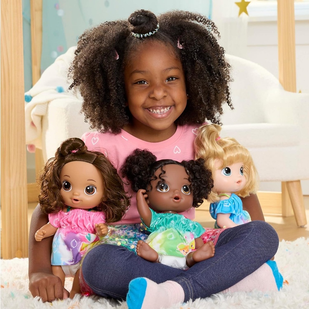 Detalhes do Boneca Baby Alive Sudsy Styling Cabelos Loiros - Hasbro F7356
