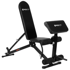 Banco Banqueta De Academia Para Treino Musculação Com Cadeira Extensora e Flexora + Apoio Scott