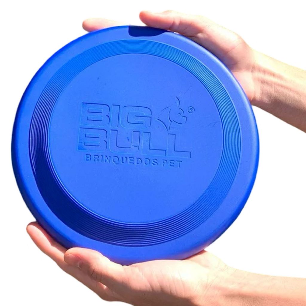 Frisbee Pet Brinquedo Cachorro Aerodinâmico Disco Big Bull Porte Médio