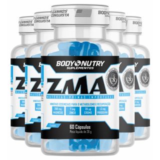 5x Zinco, Magnésio, B6 e Cromo  - ZMA - Pré Hormonal - 60 Cápsulas em Oferta na Shopee