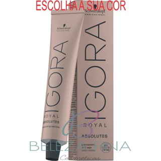 Coloração Schwarzkopf Professional Igora Royal Absolutes 60g - escolha a sua cor em Oferta na Shopee