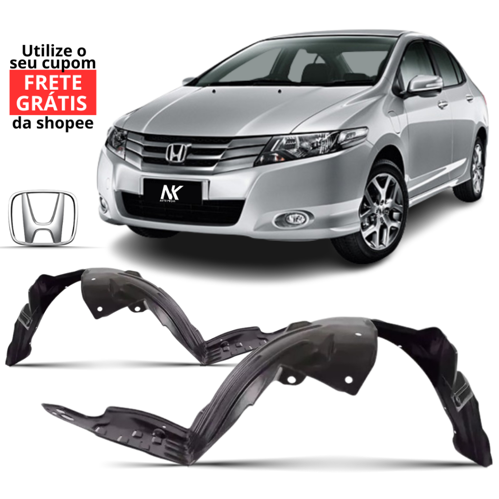 Parabarro Dianteiro Honda City 2009 2010 2011 2012 2013 2014