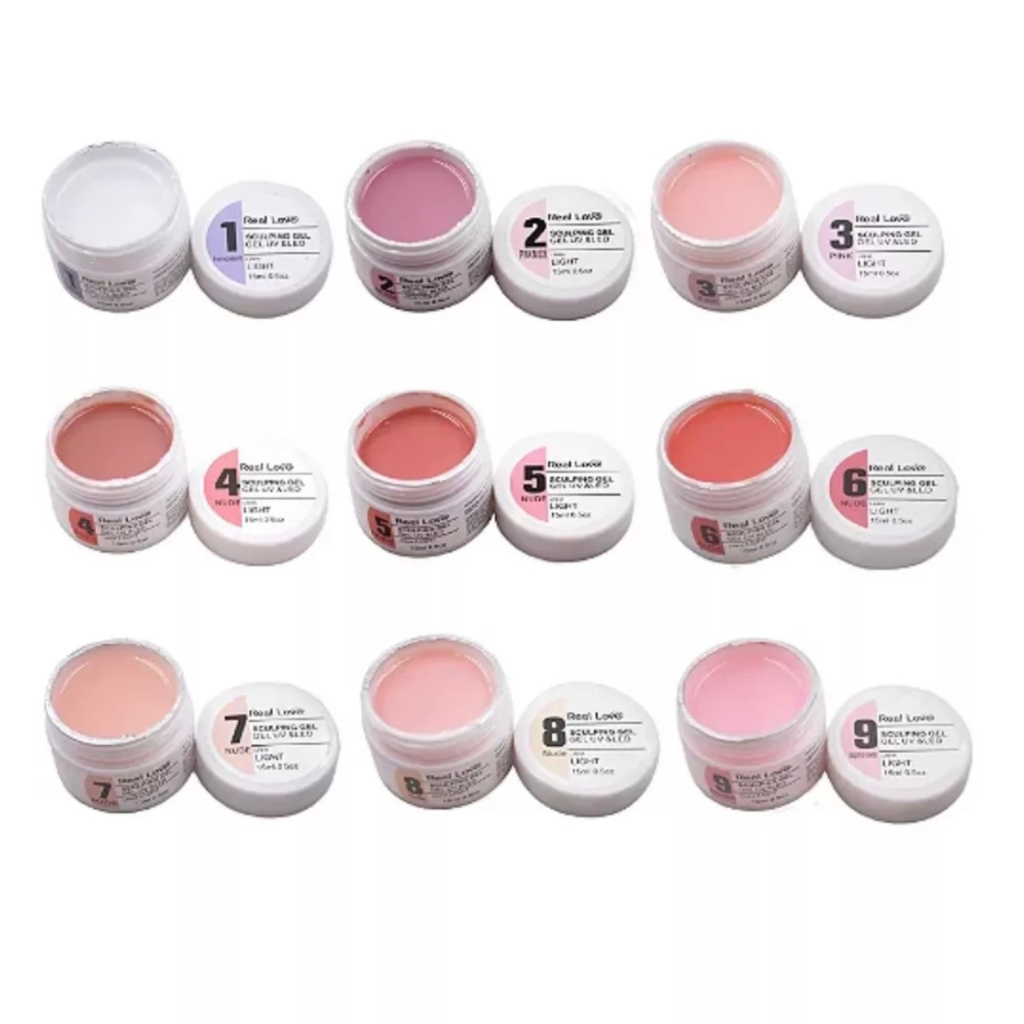 Kit Especial 2 Géis de Modelagem Linha Light  15ml - Real Love em Oferta na Shopee