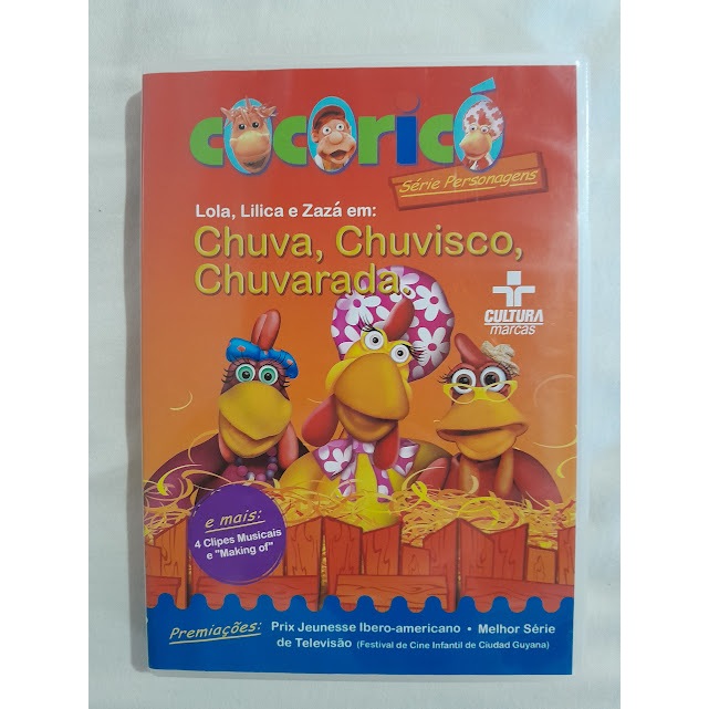 DVD COCORICÓ * CHUVA, CHUVISCO, CHUVARADA * ORIGINAL