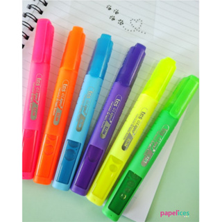 Marca texto Slim Fluorescente Tinta líquida Liqeo | Tris em Oferta na Shopee