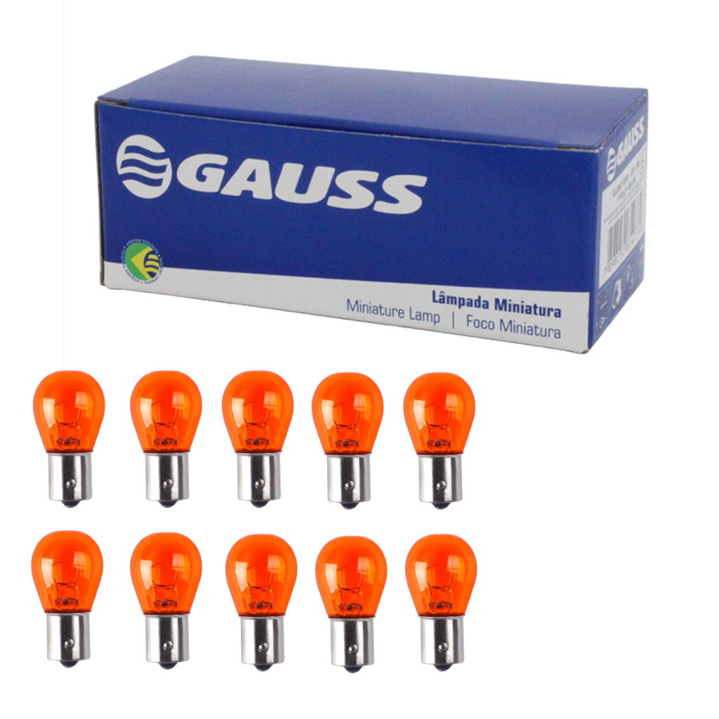 Kit 10 Lâmpadas Lanterna 1141 12V 21W 1 Polo- Âmbar em Oferta na Shopee