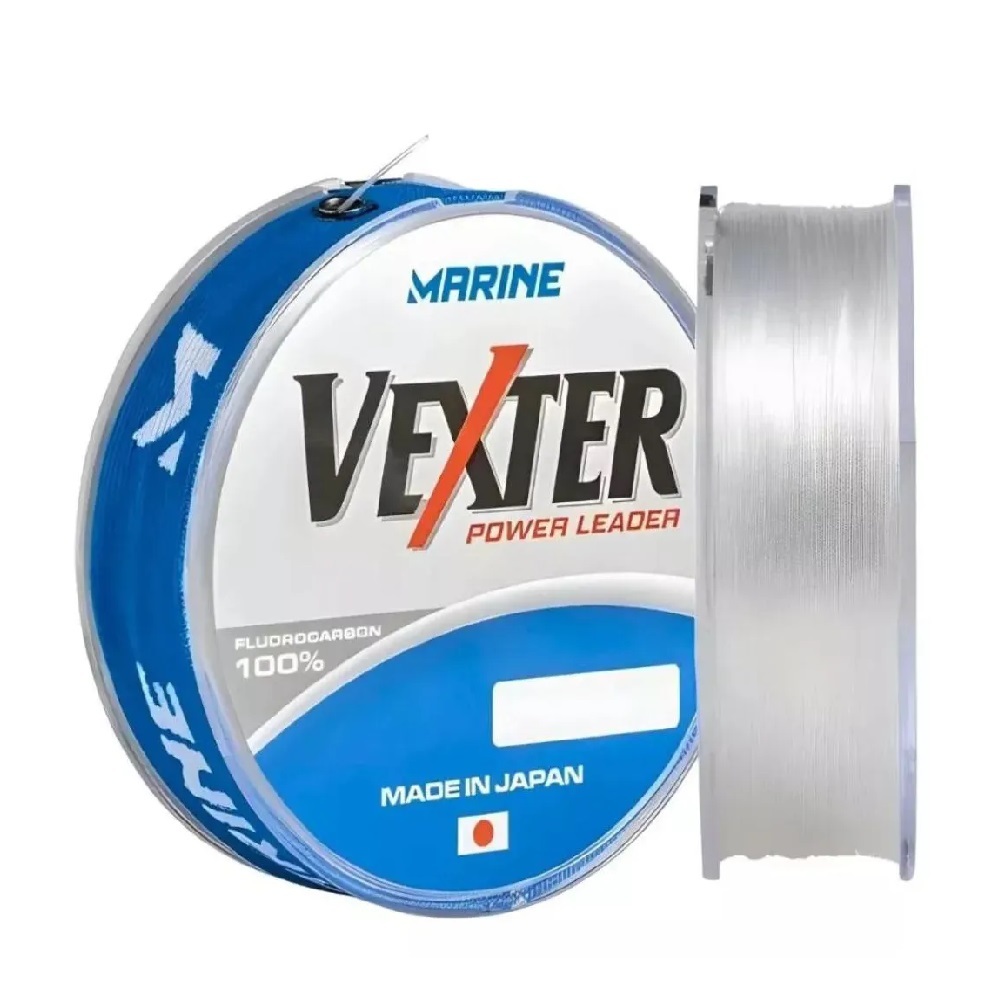 Linha Pesca Power Leader Vexter 100% Fluocarbon 50m Transparente Resistente Durável Pesqueiro Rio