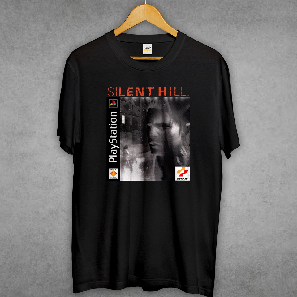 Camiseta Premium Estampada Unissex -  - SILENT HILL PSONE PLAYSTATION