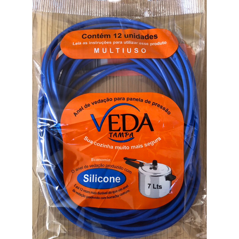 12 Borrachas para panela de pressão 7,0 Lts Silicone