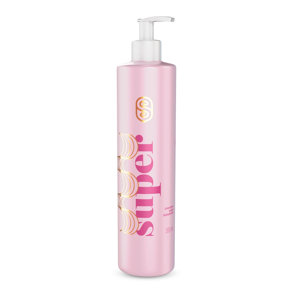 Shampoo Super Hidratante 300ml - Super Cacheada em Oferta na Shopee
