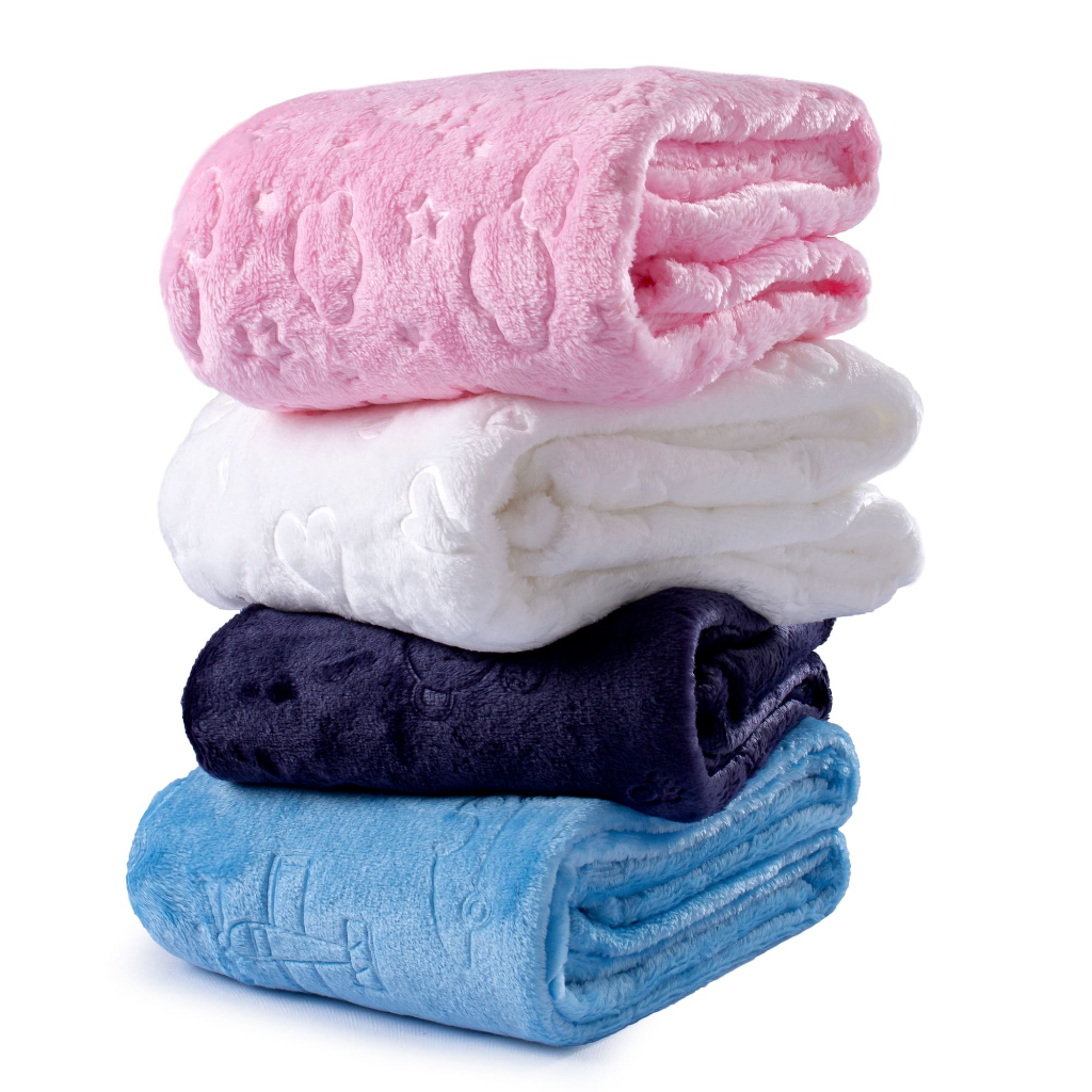 KIT 2 MANTAS 3D SOFT BABY BEBÊ RN BERÇO - DESENHOS em Oferta na Shopee