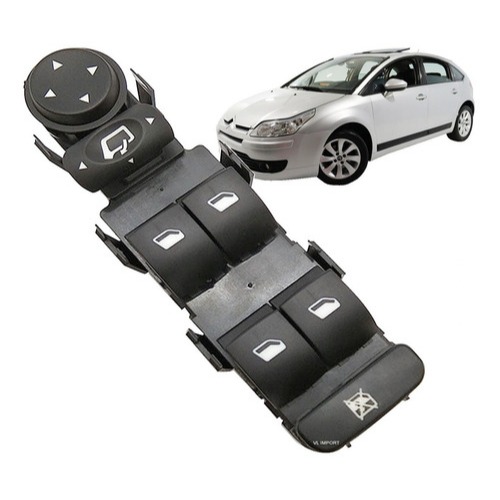 Comando Botão Vidro Eletrico Citroen C4 Hatch/c4 Pallas Novo
