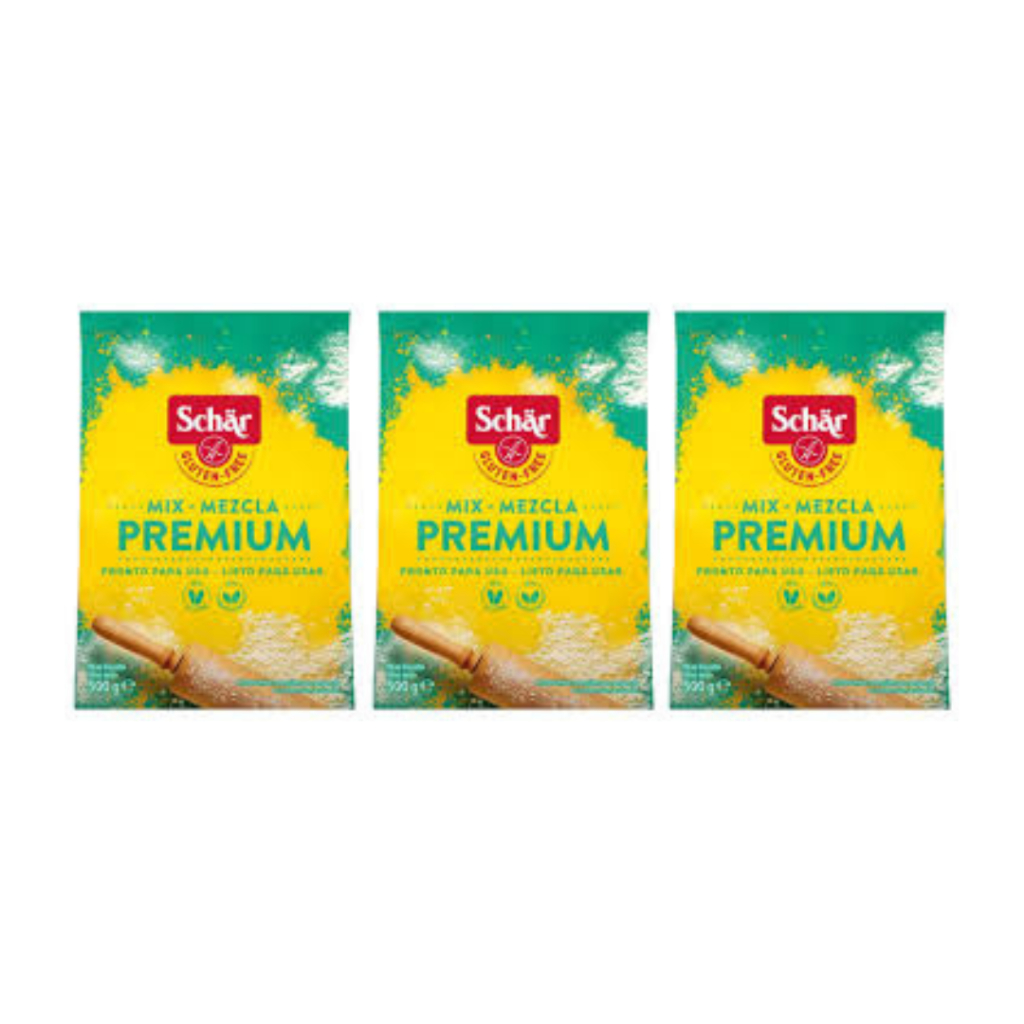 Kit 3 Farinhas Multiuso Premium Sem Glúten e Lactose 500g Schar