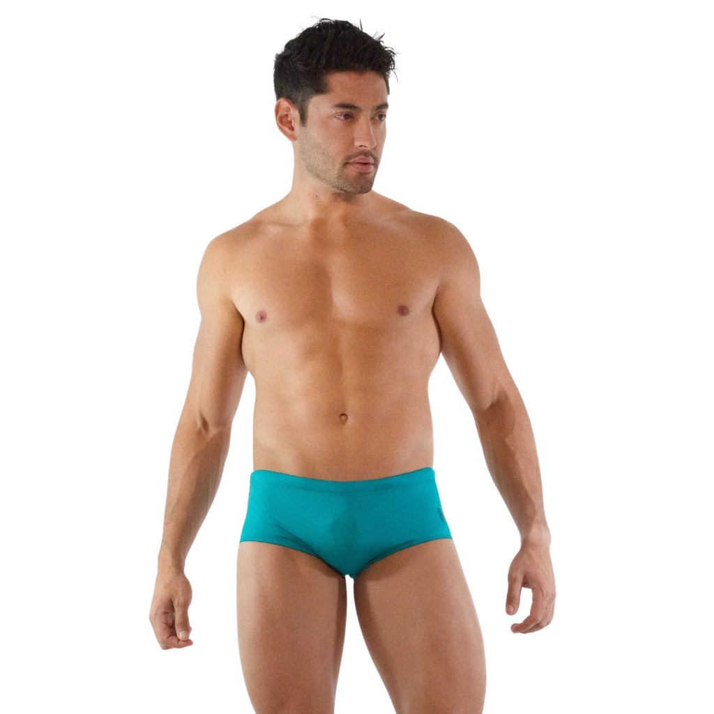 Sunga Sungão Azul Petróleo Silk Gel Garda Uomo