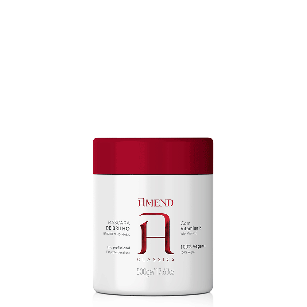 Amend Máscara de Brilho Vitamina E - 500g em Oferta na Shopee