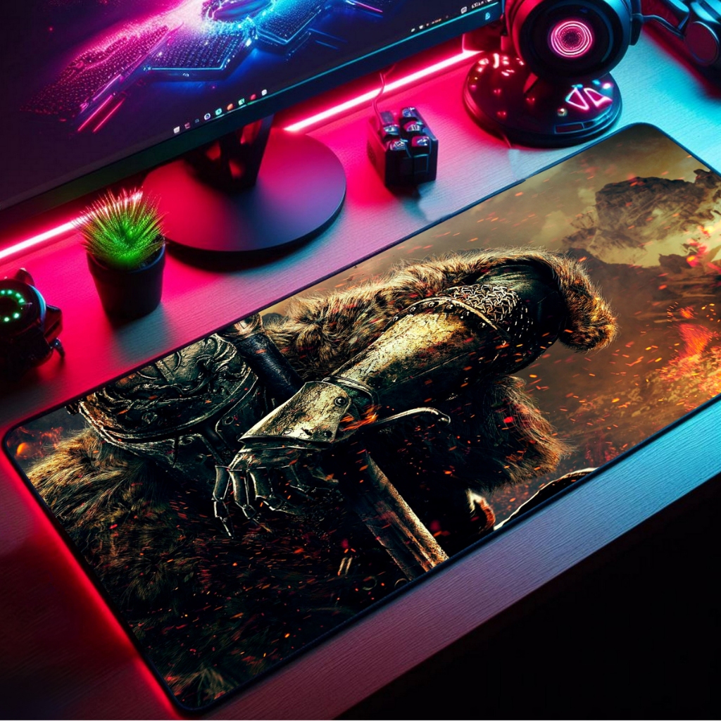 Mouse Pad Gamer Premium 70x35cm Borda Costurada Diversas Estampas RPG Arcade Games em Oferta na Shopee