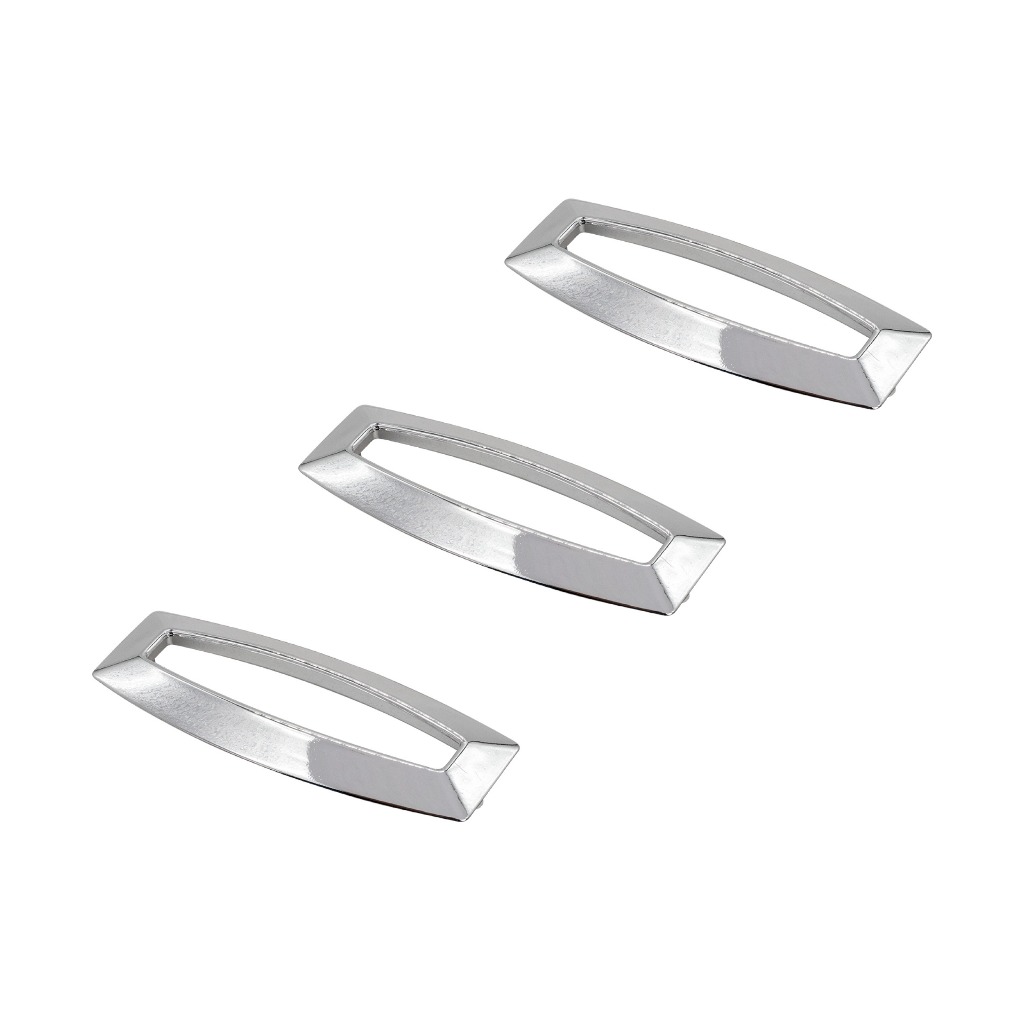 3 Puxadores De Móveis Quarto Gaveta Guarda Roupa Modelo Gama 12,8cm