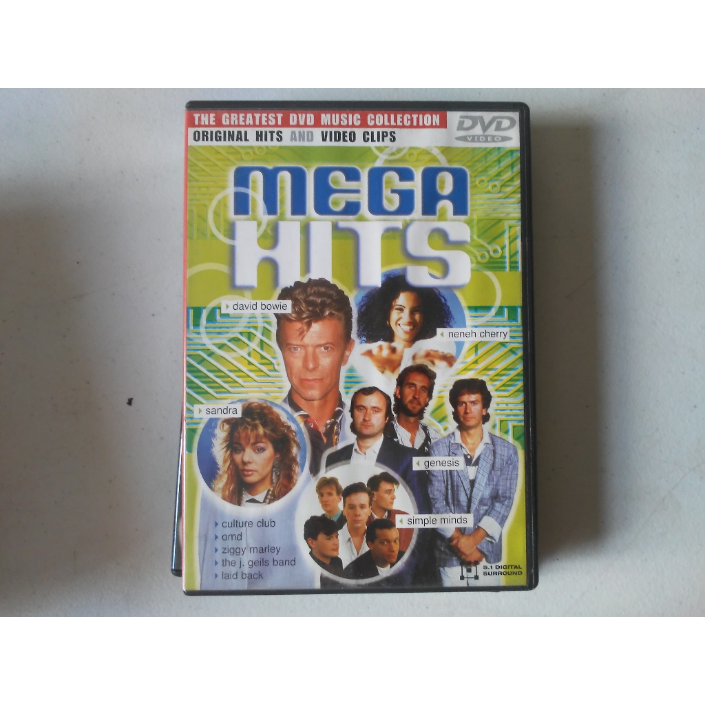 DVD MEGA HITS THE GREATEST DVD MUSIC COLLECTION (IMPORTADO EUROPA)