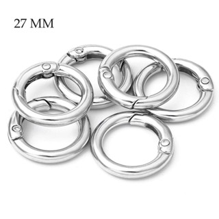 Kit 10 Argola Articulada Mosquetão 27mm /bolsa / chaveiro/ coleira/ artesanato em geral em Oferta na Shopee