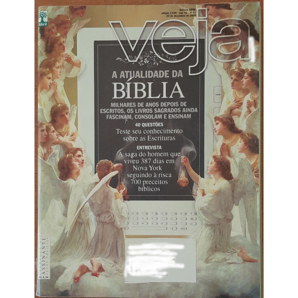 Revista Veja Nº 2144 23 Dezembro 2009 Bíblia