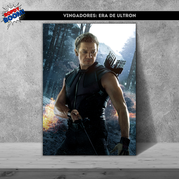 Quadro decorativo Vingadores Era de Ultron Marvel Gavião Arqueiro