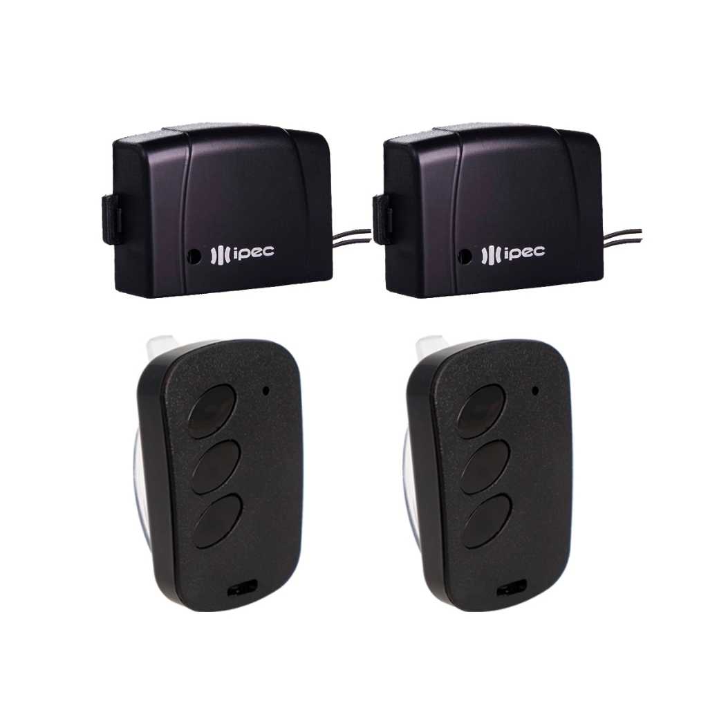 Kit 2 Controle Portão Eletrônico Tx Car Mini + 2 Tx Deco Ipec 433 Mhz IPEC RCG Garen SEG Unisystem