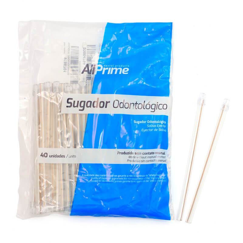 Kit Com 6 Pacotes de Sugador Odontologico - Allprime