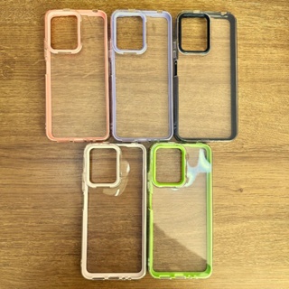 Capa Case Transparente 3 em 1 Xiaomi Redmi NOTE11 PRO 4G /NOTE12 4G Capinha Protetora Silicone Aveludada Anti-Impacto
