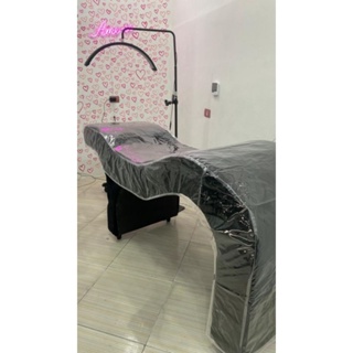 CAPA DE MACA CAPITONE TRANSPARENTE em Oferta na Shopee