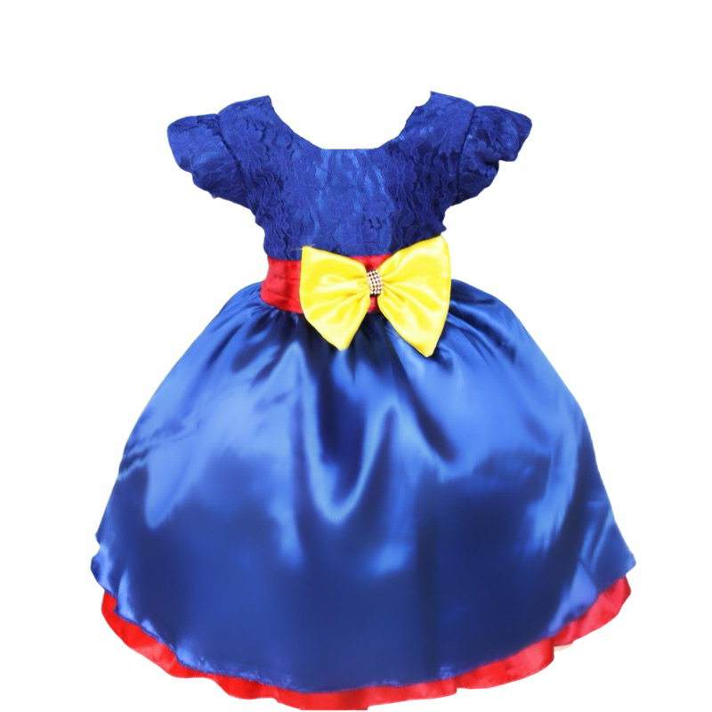 Vestido De Festa Infantil Luxo Show Da Luna Com Tiara