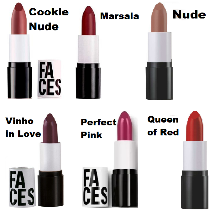 Batom Matte Cookie Nude, Nude, Vinho in Love, Queen of Red, Perfect Pink ou Marsala 3,5g