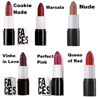 Batom Matte Cookie Nude, Nude, Vinho in Love, Queen of Red, Perfect Pink ou Marsala 3,5g