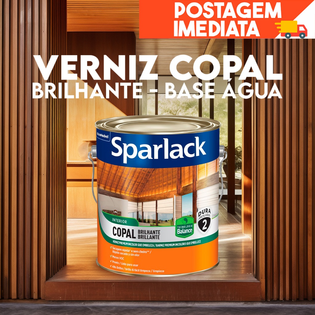 Verniz Sparlack Copal Balance Brilhante Interior 3,6L