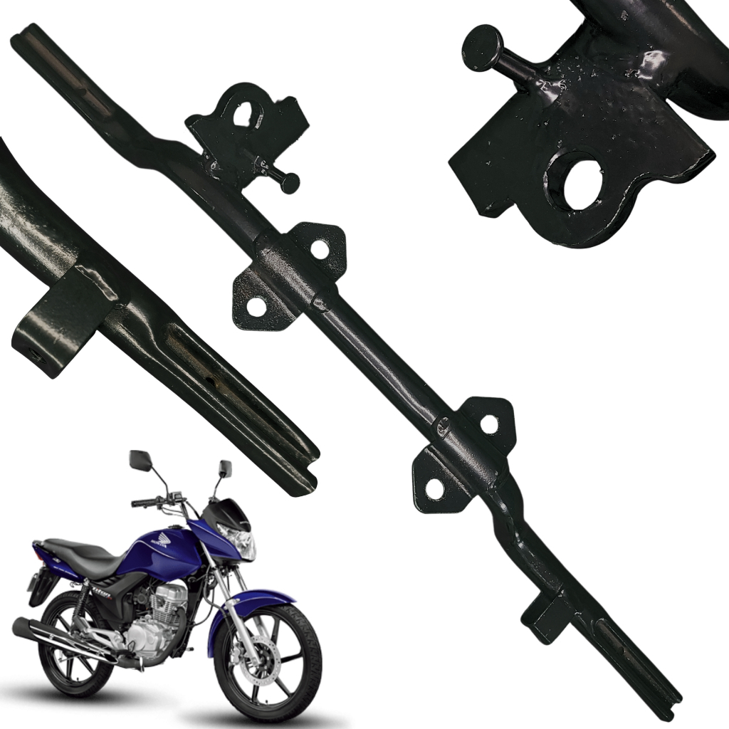 ESTRIBO CONVENCIONAL TUBULAR TITAN 150 ATÉ 2012 (COM ENCAIXE PARA SUPORTE)